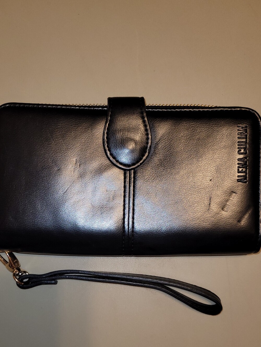 Alena Culian Black Wallet/Wristlet.